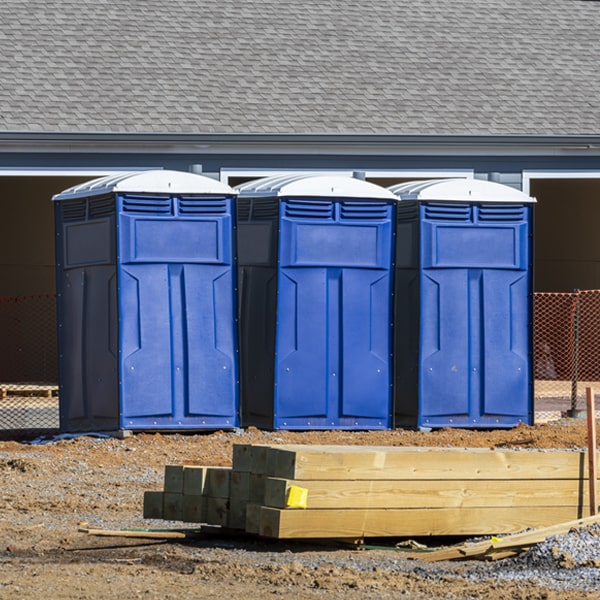 what is the expected delivery and pickup timeframe for the porta potties in Elk Creek PA